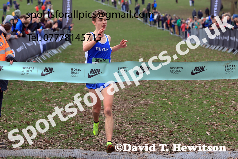 Mens Under-17s 2026 UK CAU Inter Counties Cross Country, Wollaton Park, Nottingham. Photo: David T. Hewitson/Sports for All Pics